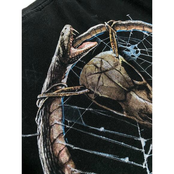 Skeleton Witch Doctor Dual Sided Graphics Long Sleeves T-Shirt Large Voodoo - Picture 6 of 13